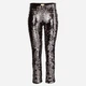 Брюки женские H&M 4467994dm 36 Темно-серые с серебристым (PS2030000051588) - изображение 2