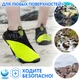 Аквашузы женские VelaSport (Размер 38-39) тапочки для моря, Стопа 24,1-25,2 см. Унисекс обувь Коралки Салатовые - изображение 6