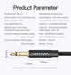 Кабель Vention Audio 3.5 мм M - 3.5 мм M 2 м Black (65780918/P350AC200-B-M) - зображення 3