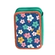 Пенал твердий SMART подвійний HP-01 Flowers melody синій-кораловий (532843) - зображення 1