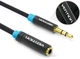 Кабель Vention Audio 3.5 мм M - 3.5 мм F 5 м Black (65780841/VAB-B06-B500-M) - изображение 2