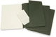Набор записных книг Moleskine Cahier 19 x 25 см 3 шт по 120 страниц без линовки Зеленый (8055002855358) - изображение 4