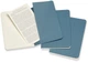 Набор записных книг Moleskine Cahier 9 x 14 см 3 шт по 64 страницы в линейку Голубой (8058647629582) - изображение 4