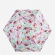 Зонт складной Fulton FULL501-paper-roses механический Голубой с розовым (2900000108004) - изображение 2