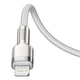 Кабель Baseus Cafule Series Metal Data Cable Type-C to iP PD 20W 2m White (CATLJK-B02) - изображение 7