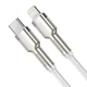 Кабель BASEUS Type-C to Lightning Cafule Series Metal Data Cable |1M, 20W, PD| (CATLJK-A05) - изображение 4