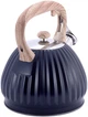 Чайник Kamille Whistling Kettle Black 3л из нержавеющей стали со свистком, черный (KM-1076) - изображение 4