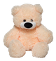 Мягкая плюшевая игрушка Anilina Мишка Бублик 120 см Персиковый A-54109 - изображение 2