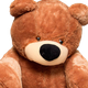 Мягкая плюшевая игрушка Anilina Мишка Бублик 200 см Коричневый A-54125 - изображение 2