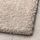 Ковер IKEA RAKLEV короткий ворс, белый с оттенком 80x150 см 504.268.02 - изображение 3