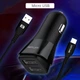 Зарядне автомобільне BRUM BM-A001 (2USB 2.4A) Micro USB - изображение 1