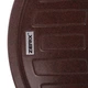 Мойка кухонная ZERIX ZS-6250R-12 Коричневая (ZX4552) - изображение 4