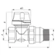 Кран термостатичний прямий 1/2" Koer KR.923-GI (KR2684) - изображение 2