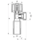 Кран для подключения сантехприборов KOER 1/2x3/4 (KR.511) (KR0102) - изображение 2
