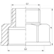 Переходник (коннектор) 3/4"x2" KOER KF.A0820 (KF0056) - изображение 2