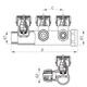 Коллектор вентильный с фитингом KOER KR.1122-4 1”x4 WAYS (KR2655) - изображение 2