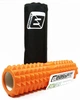 Массажный ролик EasyFit Grid Roller 45 см оранжевый (роллер, валик, цилиндр для МФР и йоги, массажер для спины, ног, рук, шеи) - изображение 1