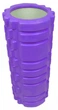 Масажний ролик EasyFit 33 см Multi-Function фіолетовий (ролер, валик, циліндр для МФР та йоги, масажер для спини, ніг, рук, шиї) - зображення 2