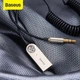 Bluetooth-адаптер Baseus CABA01-01, с микрофоном, витой кабель, Bluetooth 5.0 - изображение 8