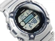 Наручные часы на солнечной батарее Casio W-S210HD-1AVDF Серебристые с темно-синим - изображение 5