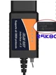 Адаптер/сканер v1.5 с переключателем USB ELM 327 PIC 25K80 (670404213) Черный - изображение 2