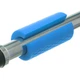 Расширители грифа YogaLife 10 х 4,8 см (2 шт) синие YL-RDGB10 (расширитель штанги с насечкой для пауэрлифтинга) - изображение 3