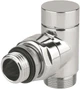 Кран відтинальний Carlo Poletti CYLINDER кутовий 1/2" х 24-19 хром (V30210B) - зображення 1