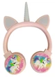 Бездротові дитячі навушники з вушками "Unicorn" KR-8600 PINK - зображення 1