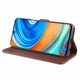 Чехол AZNS Wallet Case для Xiaomi Redmi Note 9 Pro / Note 9 Pro Max / Note 9s - Coffee - изображение 3