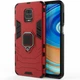 Чехол с подставкой Deexe Hybrid Case для Xiaomi Redmi Note 9 Pro / Note 9S / Note 9 Pro Max - Red - изображение 2