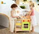 Детская кухня Viga Toys из дерева с посудой (50957) - изображение 11