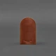 Кожаная ключница унисекс из натуральной кожи Crazy Horse компактная для хранения ключей на кнопке, светло-коричневая 58610 - изображение 6