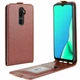 Чохол IETP для OPPO A5 2020 фліп вертикальний шкіра PU Коричневий - зображення 1