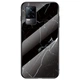 Чехол с рисунком Deexe Gradient Pattern для VIVO V21e - Black - изображение 1