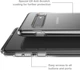 Протиударний прозорий чохол GEAR4 Piccadilly D3O для Samsung Galaxy S10 (G973) Black + Transparent - зображення 9