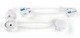 Замок-блокиратор универсальный длинный MBM kids 2 шт BS-15 белый (BS-15 WHITE) - изображение 2