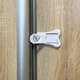 Замок-блокиратор для шкафа-купе МВМ kids 2 шт BS-19 белый (BS-19 WHITE) - изображение 1