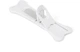 Замок-блокиратор для шкафа-купе МВМ kids 2 шт BS-19 белый (BS-19 WHITE) - изображение 4