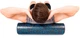 Ролик массажный повышенной плотности ProSource High Density Speckled Foam Roller 61 x 15.2 см Чёрный/синий (ps-2062-sfr-blue-24) - изображение 4