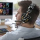 Наушники игровые KOTION LED G9600, серый камуфляж - изображение 7