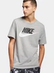 Футболка бавовняна довга чоловіча Nike M Nsw Tee Icon Futura AR5004-063 S Сіра з принтом (0191888621668) - зображення 1