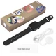 Смарт-Часы Smart Watch FK100, Aluminium, беспроводная зарядка, black 8227 - зображення 3