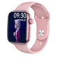 Смарт годинник Smart Watch ip 12-1 -Алюмінієвий корпус, голосовий виклик, режим спорту Pink - зображення 4