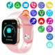 Смарт-Часы Smart Watch FK100, Aluminium, беспроводная зарядка,pink 8226 - зображення 1