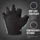 Жіночі рукавички для фітнесу Contraband Pink Label 5237 Sugar Skull Gloves (Сірий S) - зображення 2
