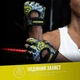 Жіночі рукавички для фітнесу Contraband Pink Label 5237 Sugar Skull Gloves (Жовтий S) - зображення 4