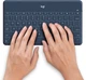 Klawiatura bezprzewodowa Logitech Keys-To-Go do iPhone'a iPada Apple TV Classic Blue (920-010060) - obraz 4