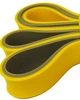Резиновая петля Power Bands 15-30 кг двухслойная желтая-серая (для фитнеса, тренировок, подтягиваний, резина для турника, резинка-эспандер) Gmn1530 - изображение 3