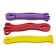 Резиновые петли для фитнеса EasyFit Power Bands – набор из 3 шт 1-31кг (желтая, красная, сиреневая в сумочке) - изображение 2