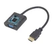 Адаптер видео HDMI - VGA активный с аудио и питанием Черный (HDMI-VGA-6) - изображение 3